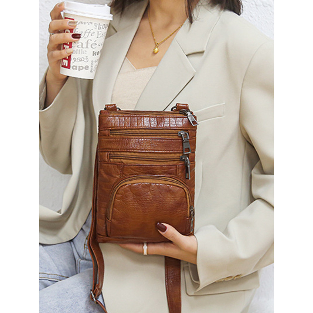 Multi Pocket Utility Crossbody Bag