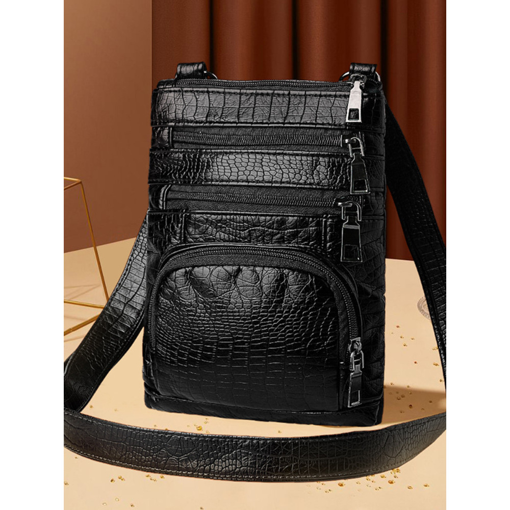 Multi Pocket Utility Crossbody Bag