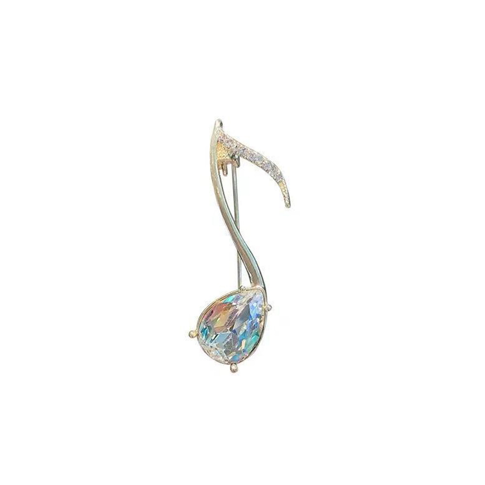 Music Inspired Eighth Note Brooch