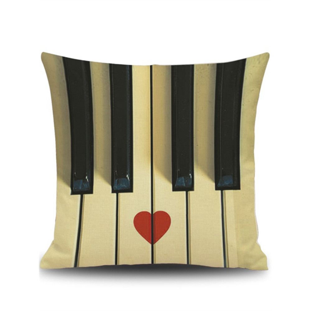 Music Lover Notes Art Linen Pillowcase
