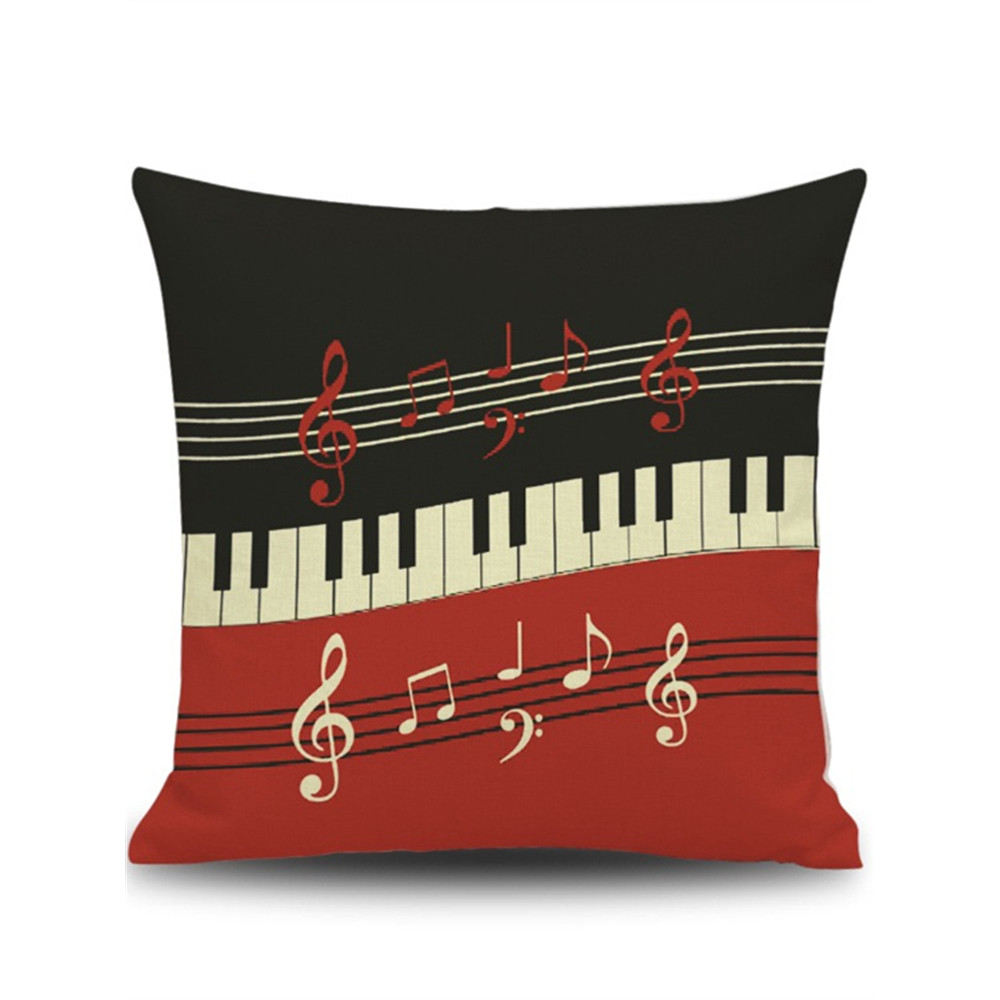 Music Lover Notes Art Linen Pillowcase