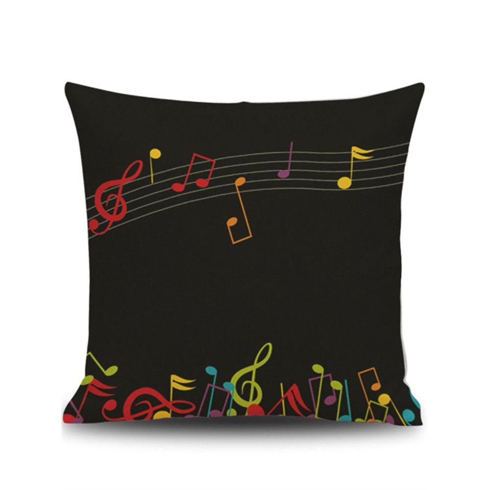 Music Lover Notes Art Linen Pillowcase