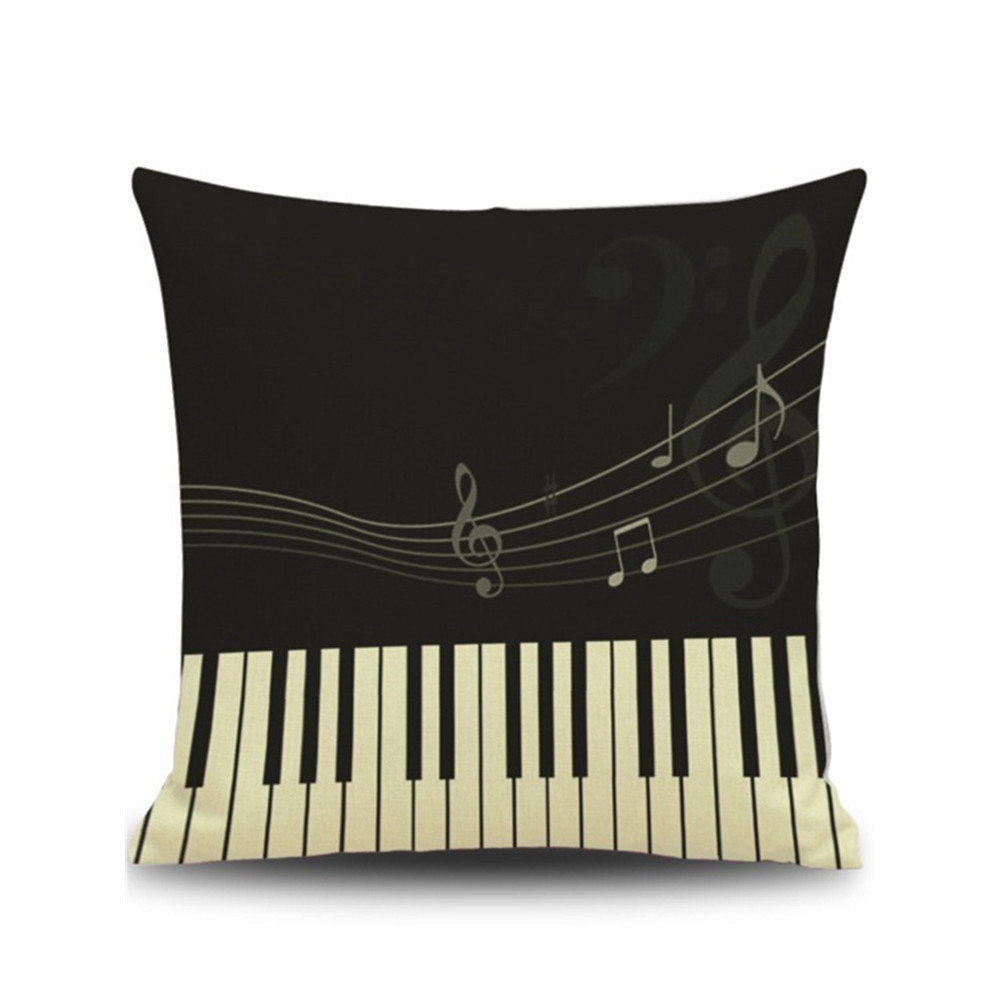 Music Lover Notes Art Linen Pillowcase