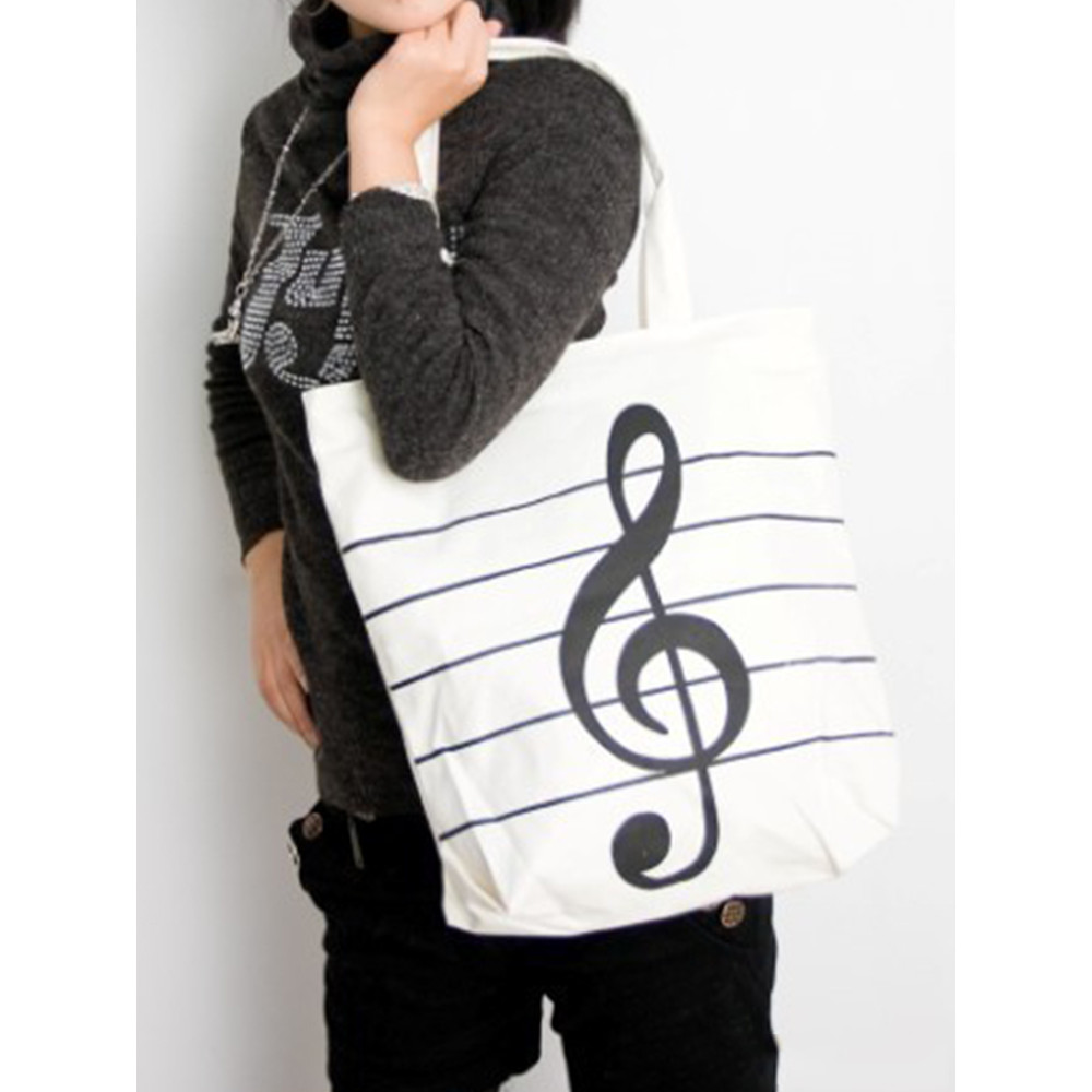 Music Notes Print Music Lover Essential Shoulder Bag
