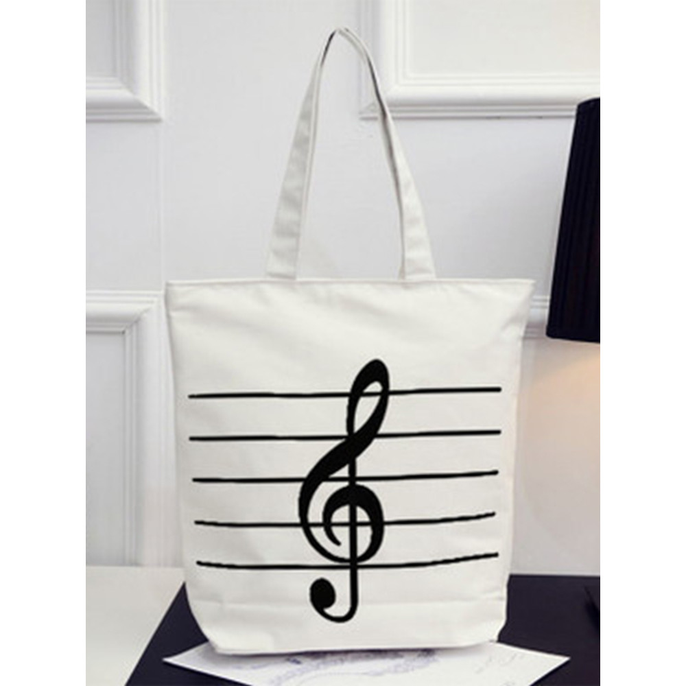 Music Notes Print Music Lover Essential Shoulder Bag