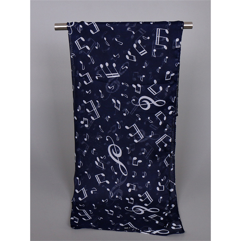Music Notes Translucent Breathable Flowy Shawl