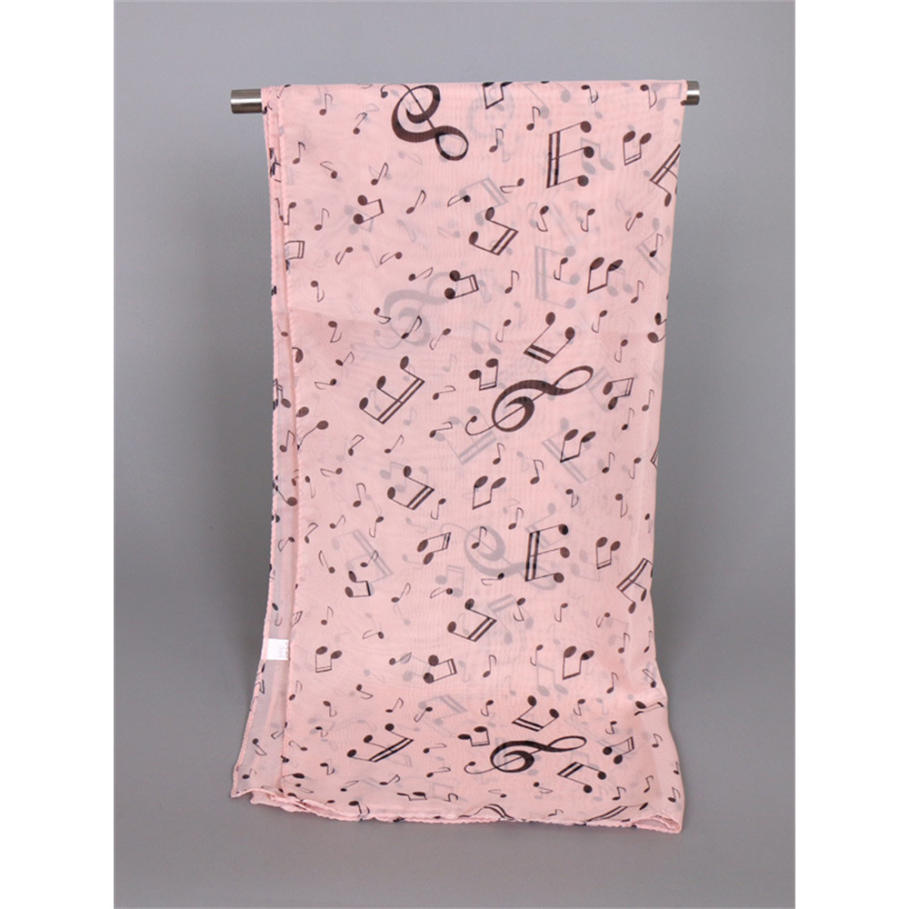 Music Notes Translucent Breathable Flowy Shawl