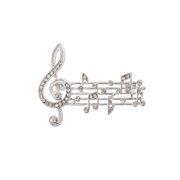 Musical Note Inspired Brooch
