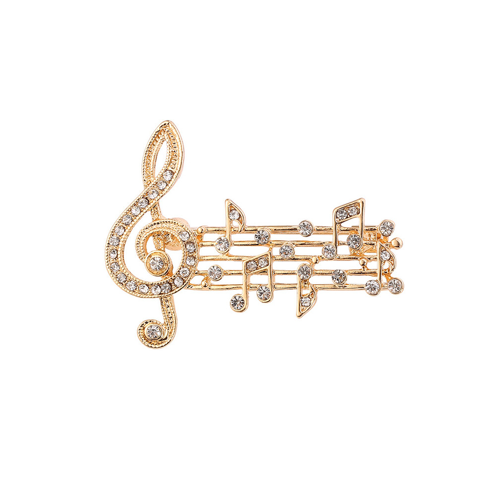 Musical Note Inspired Brooch