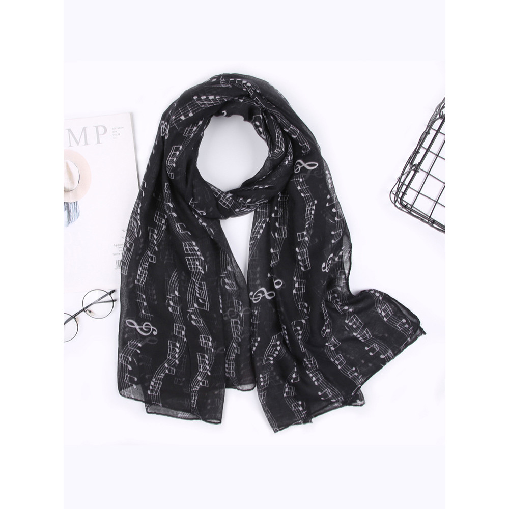 Musical Notes Music Lover Essential Scarf