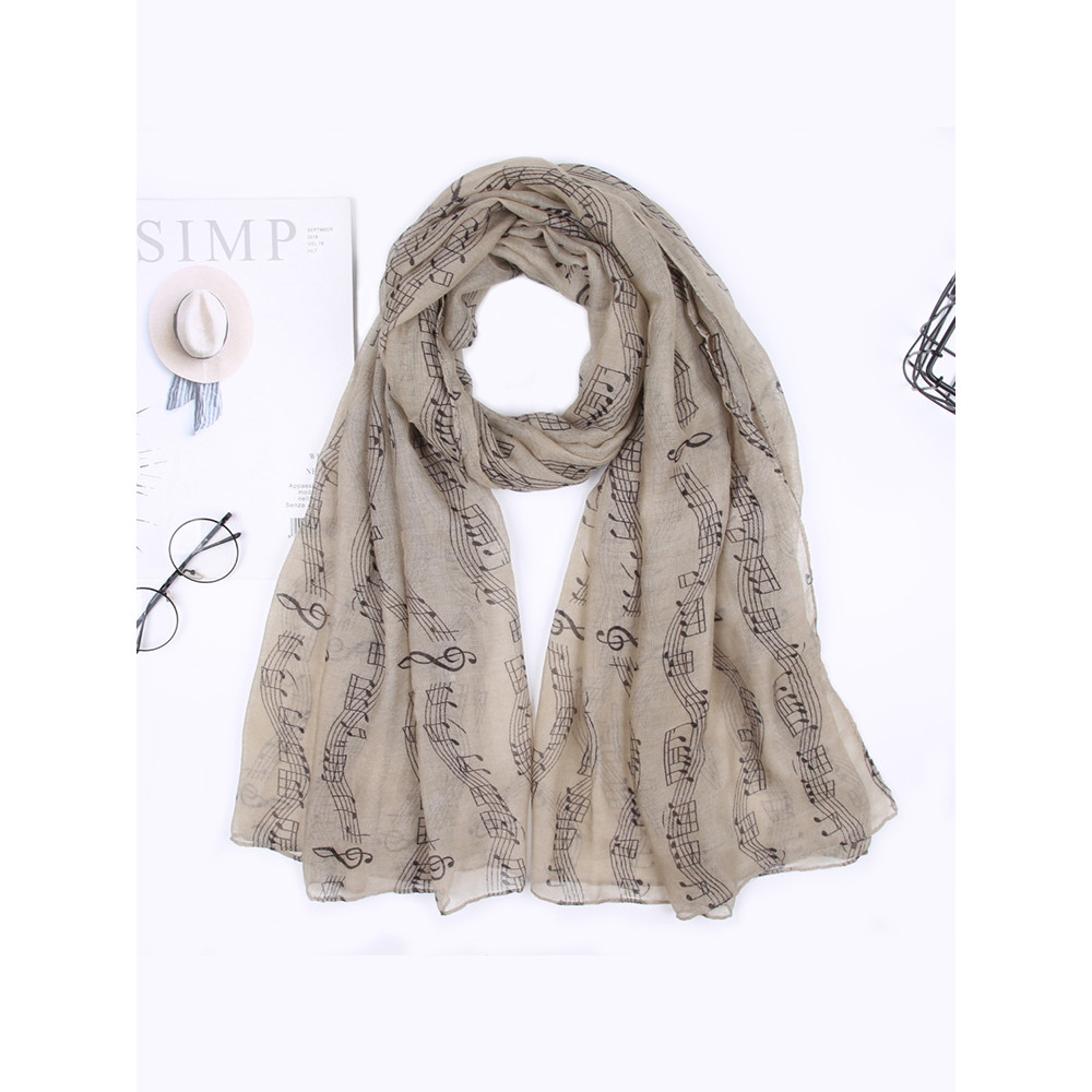 Musical Notes Music Lover Essential Scarf