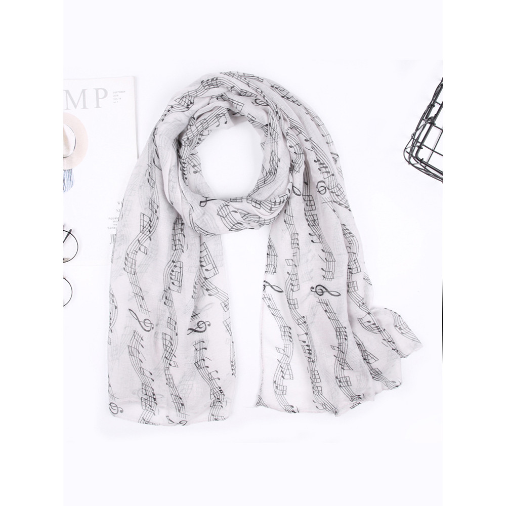 Musical Notes Music Lover Essential Scarf