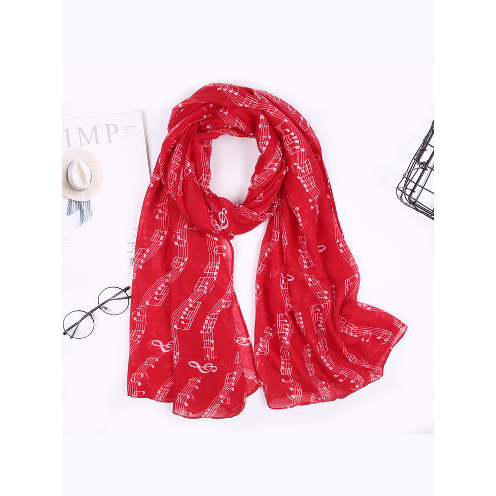 Musical Notes Music Lover Essential Scarf