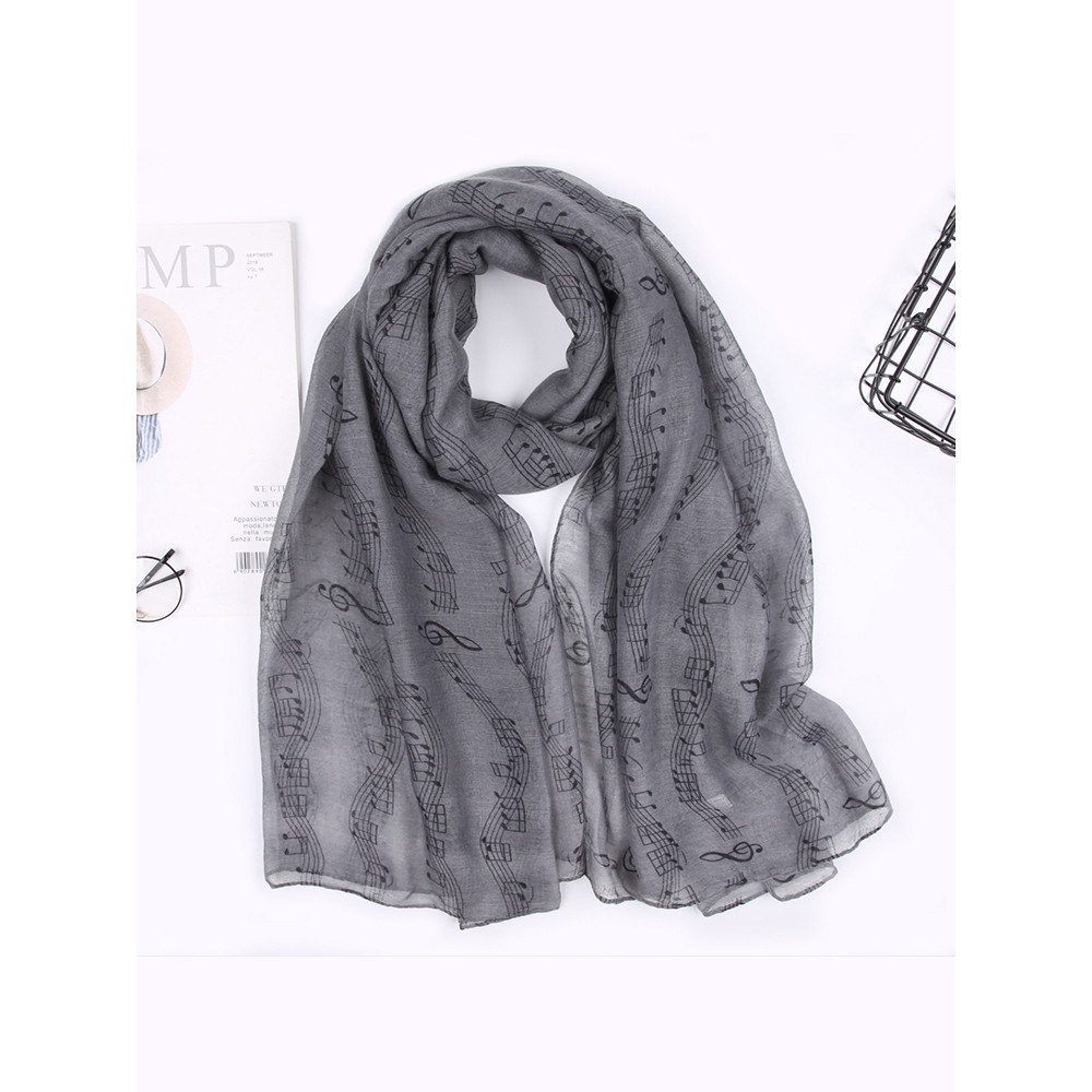 Musical Notes Music Lover Essential Scarf