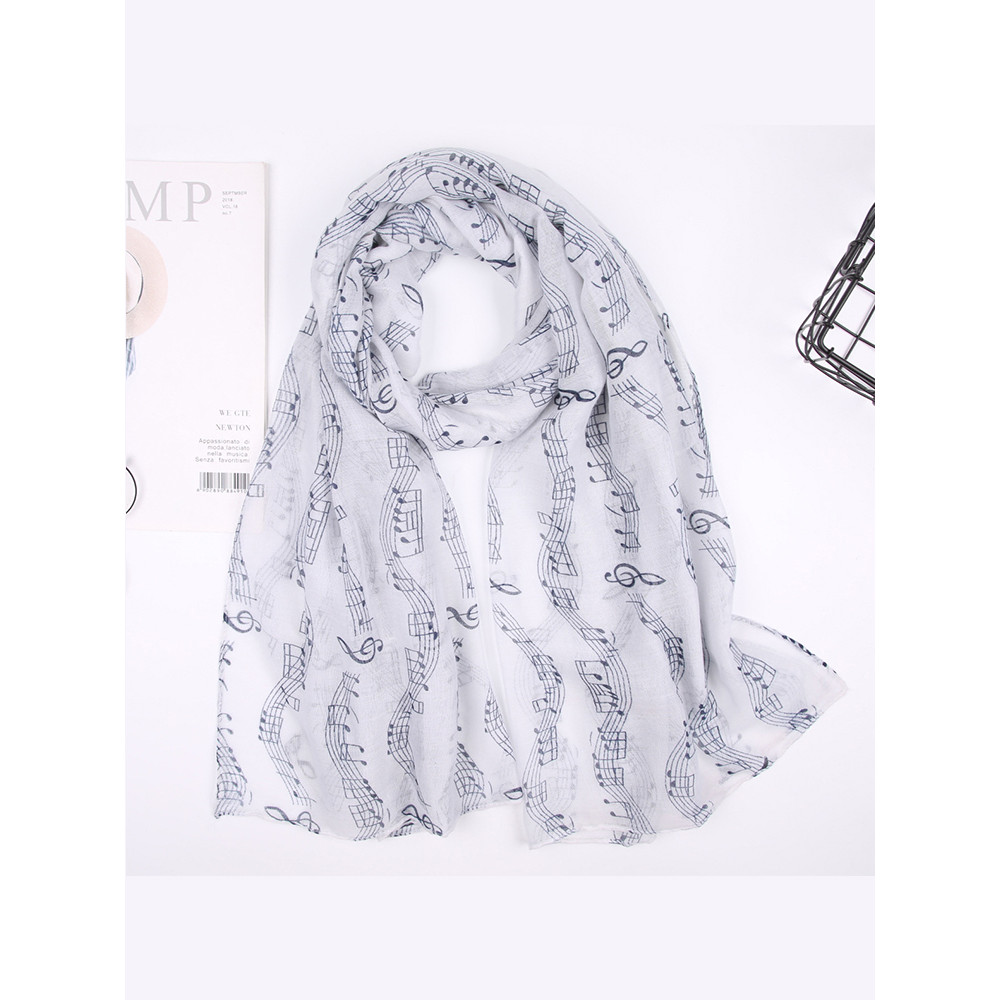 Musical Notes Music Lover Essential Scarf