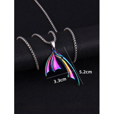 Ocean Inspired Turtle Shark Fishtail Pendant Necklace