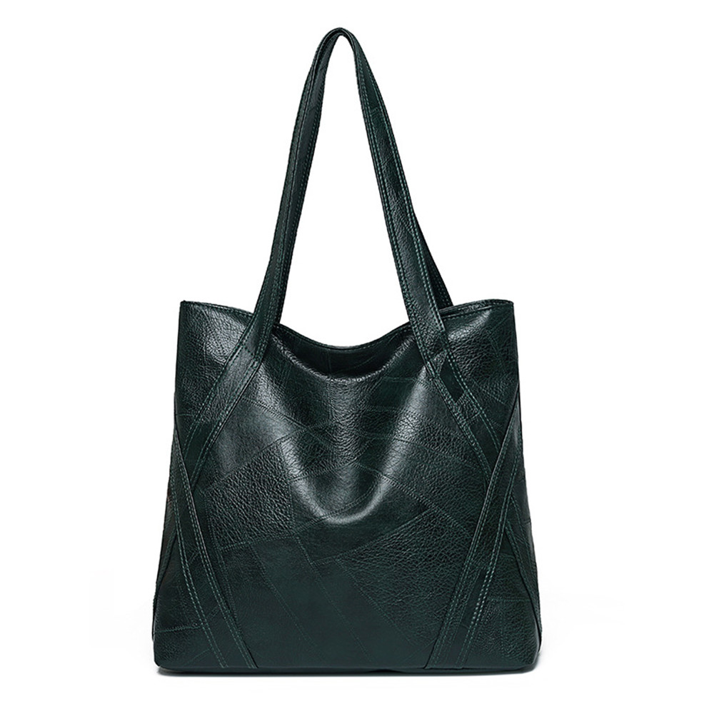 Oil Wax Leather Large Capacity Shoulder Bag