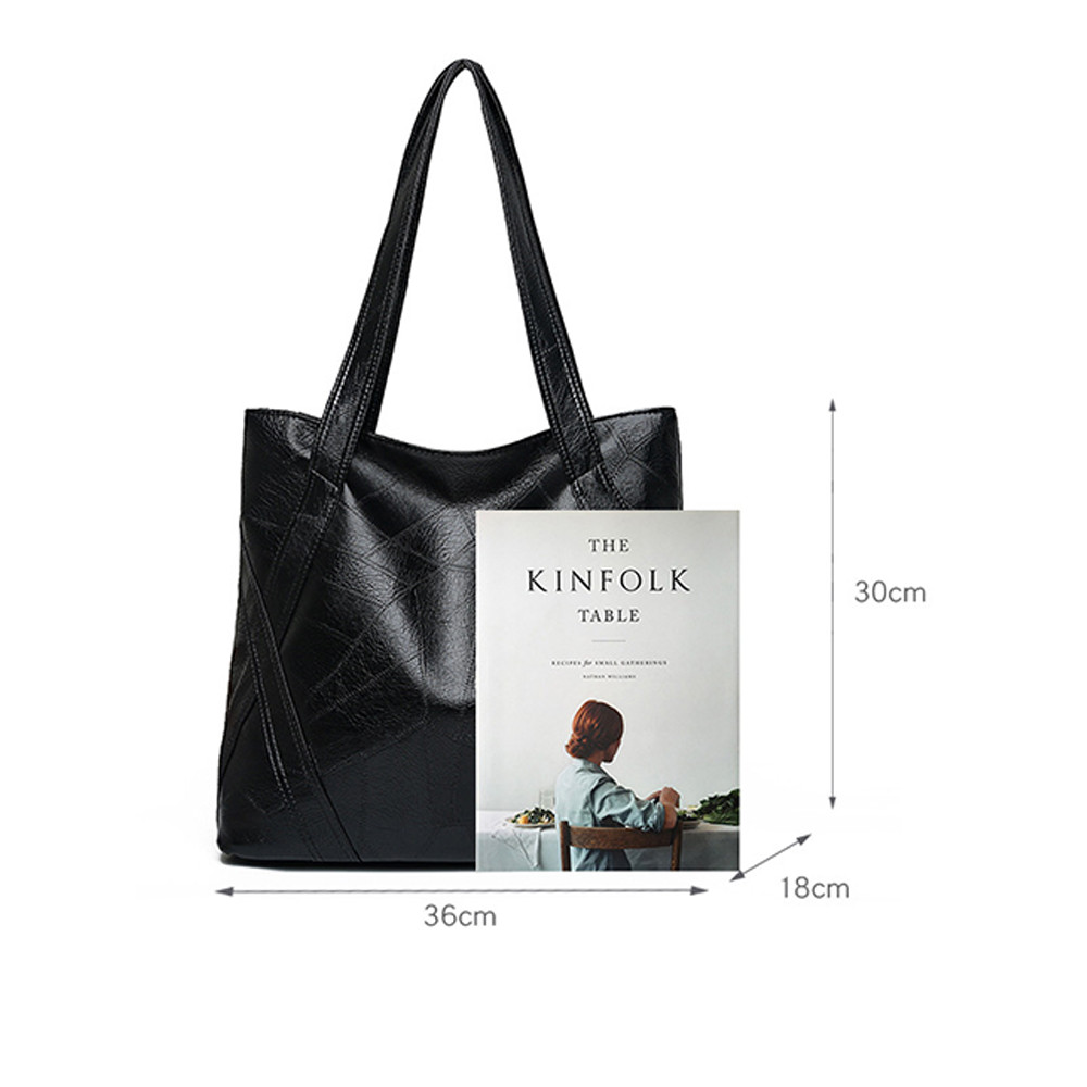 Oil Wax Leather Large Capacity Shoulder Bag