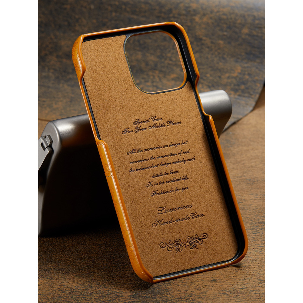 Oiled Waxed Leather Utility Phone Case
