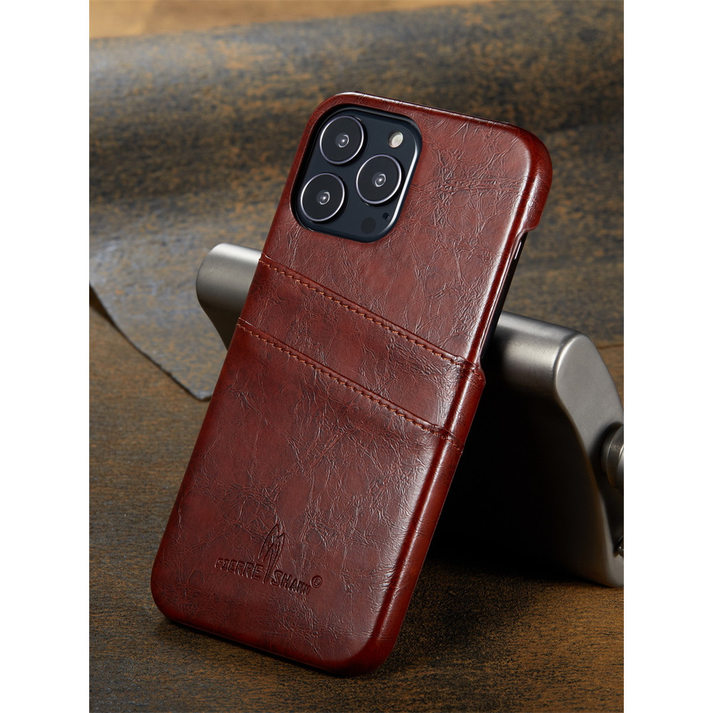 Oiled Waxed Leather Utility Phone Case