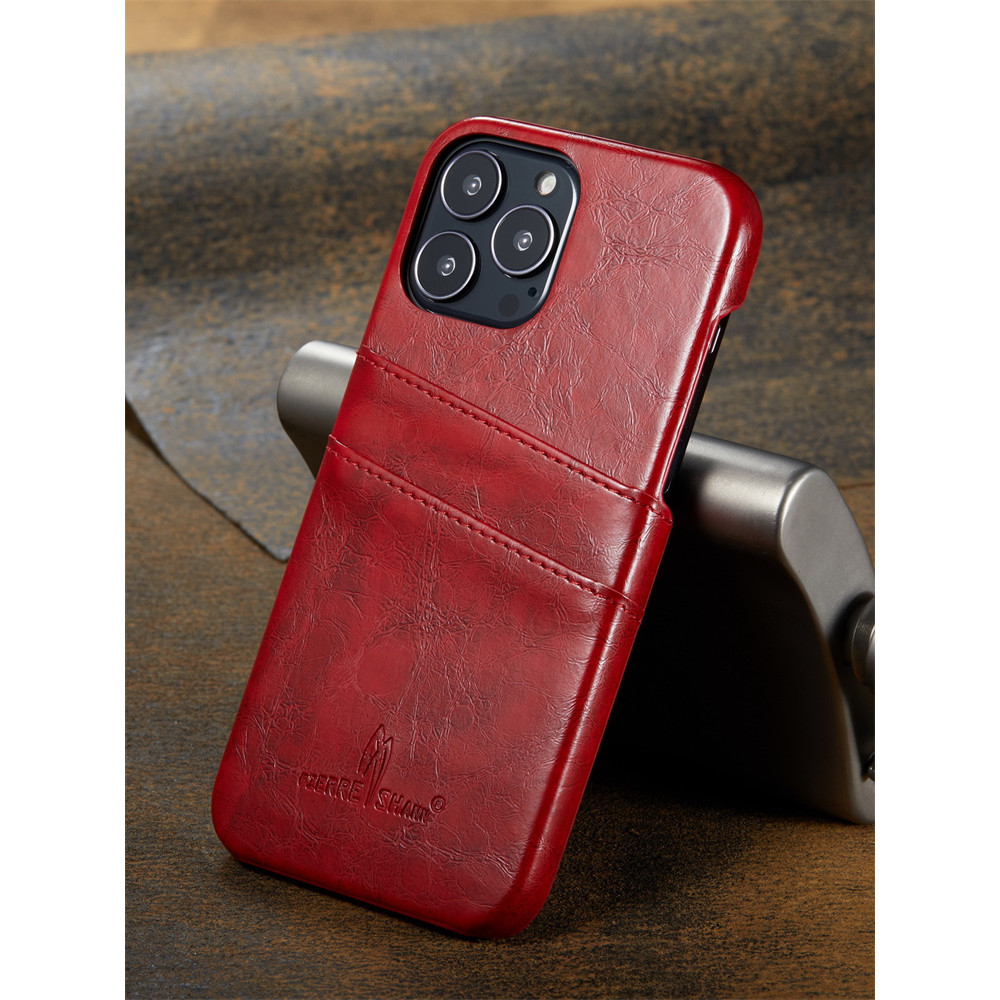 Oiled Waxed Leather Utility Phone Case