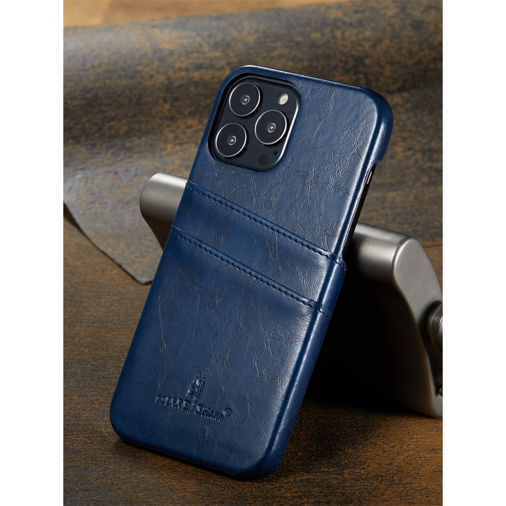Oiled Waxed Leather Utility Phone Case