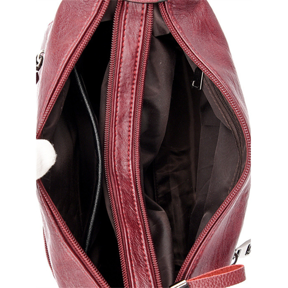 Patch Pocket Soft Leather Utility Crossbody Bag