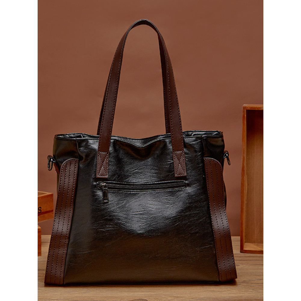 Patchwork Utility Big Tote Bag