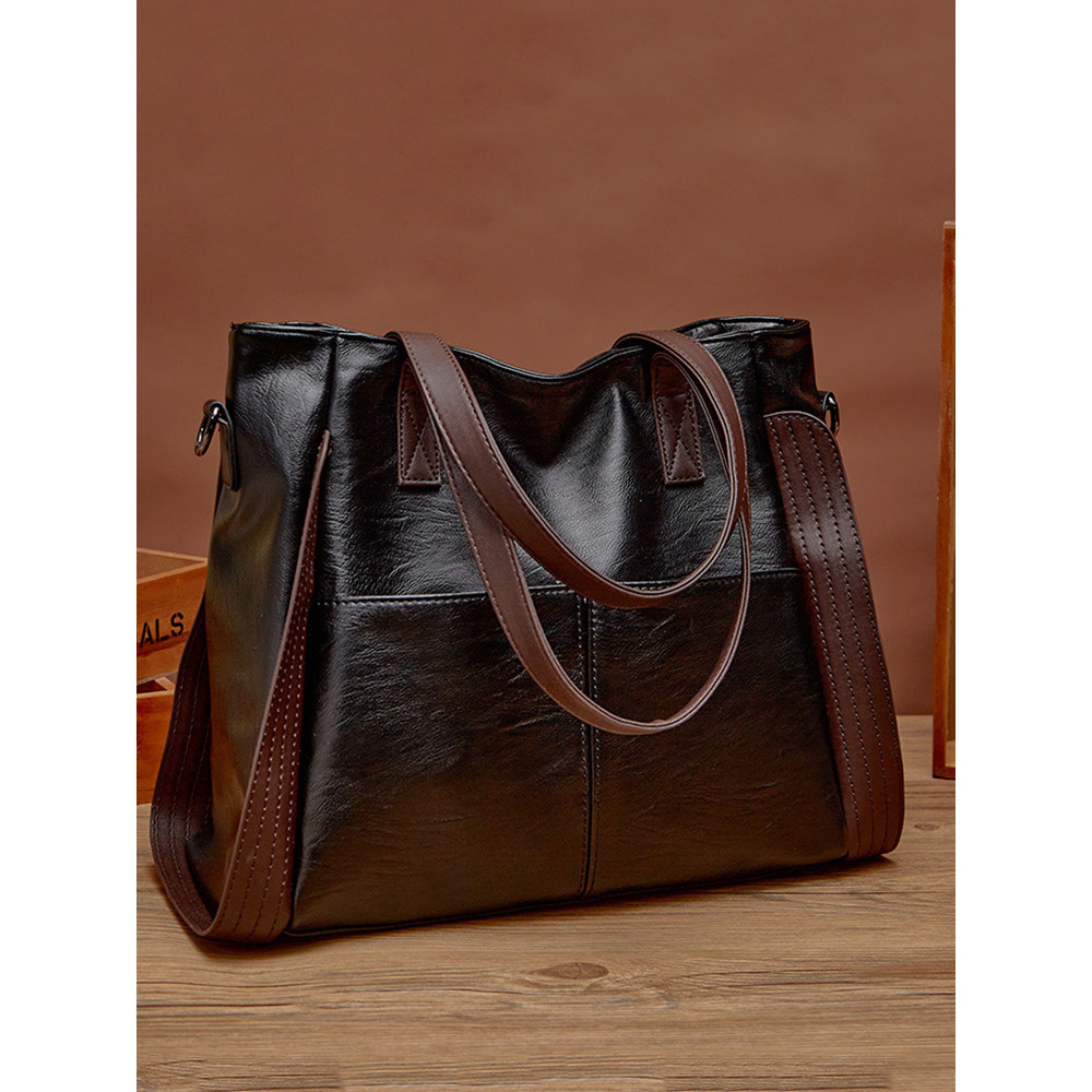 Patchwork Utility Big Tote Bag
