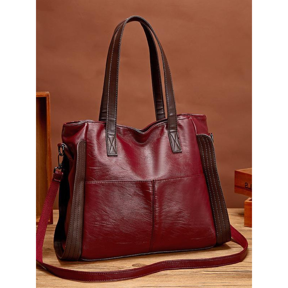 Patchwork Utility Big Tote Bag
