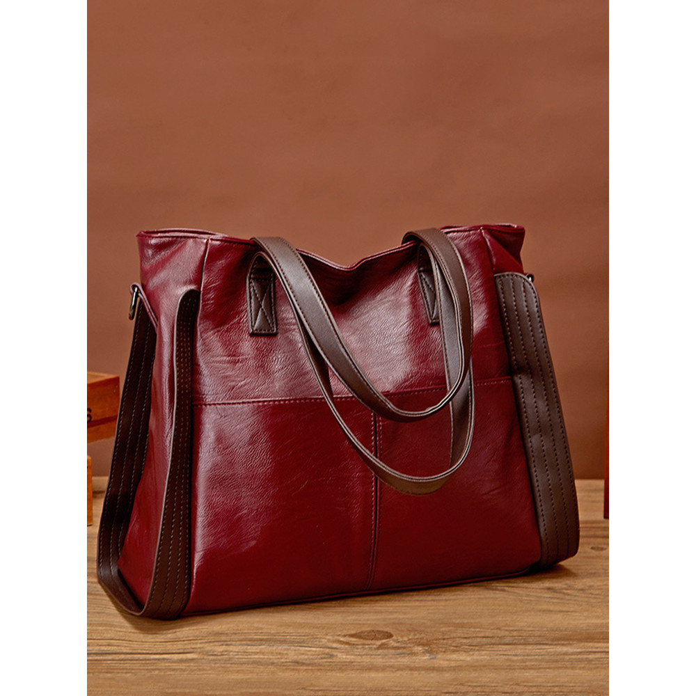 Patchwork Utility Big Tote Bag