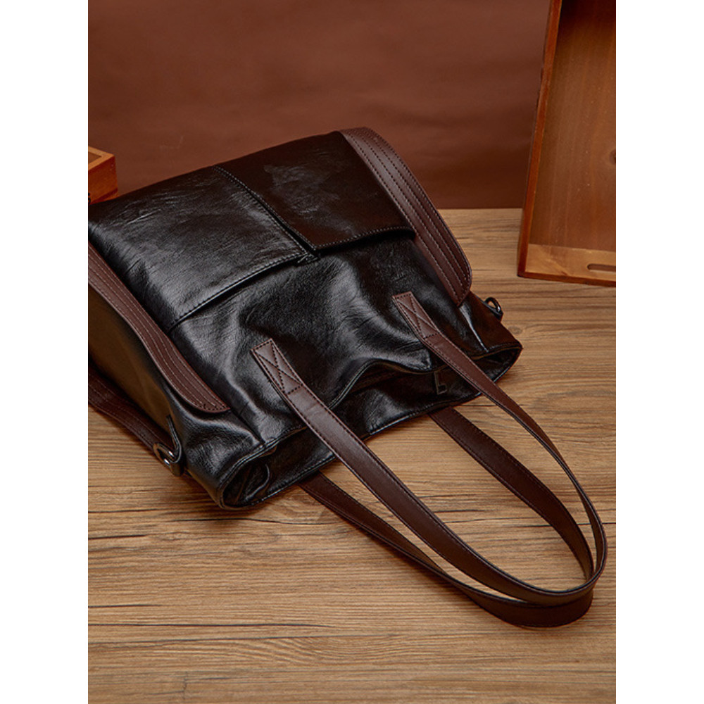 Patchwork Utility Big Tote Bag