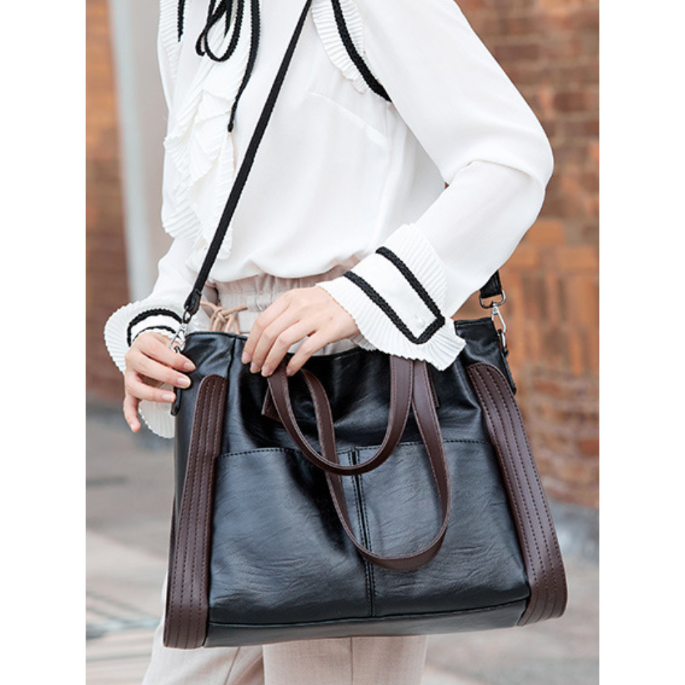 Patchwork Utility Big Tote Bag