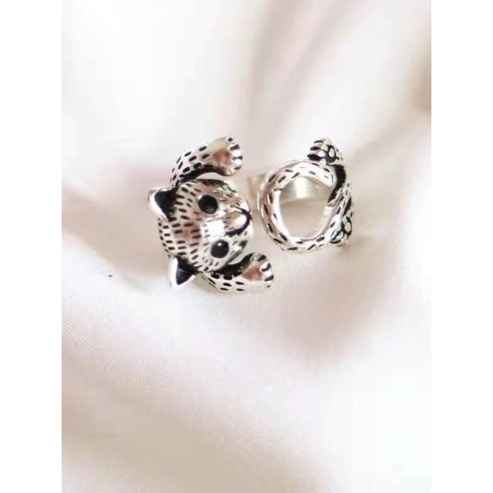Personalized Cat Head Ring
