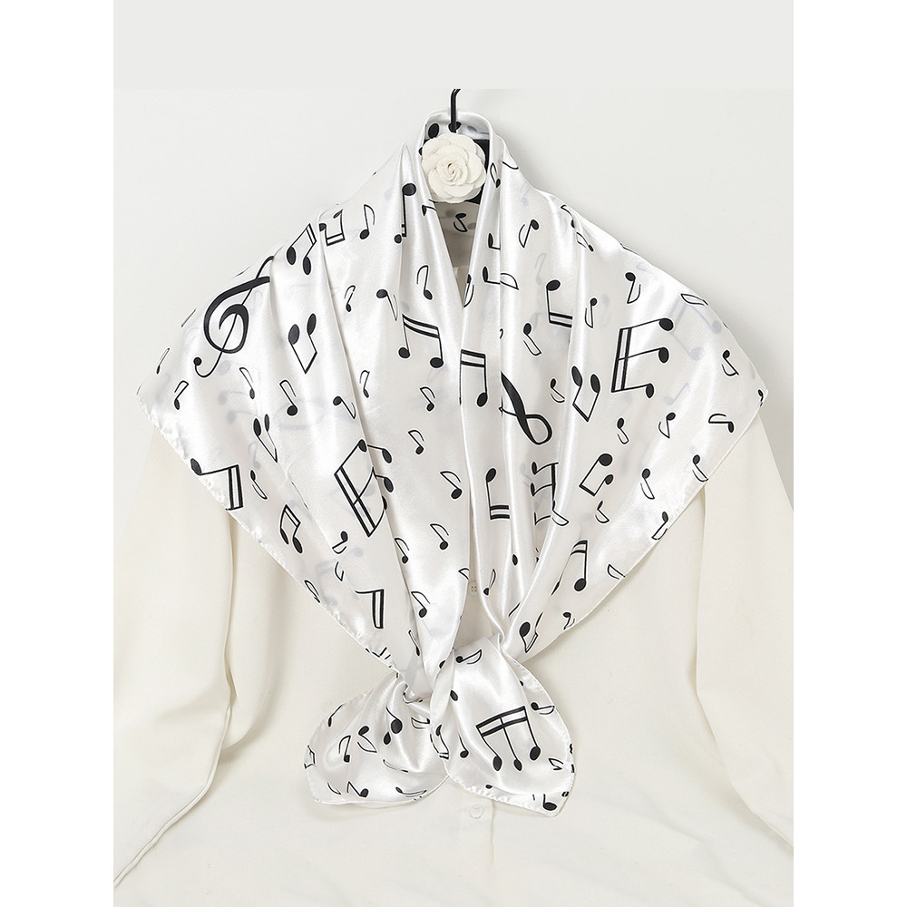 Popular Musical Notes Graphic Square Towel