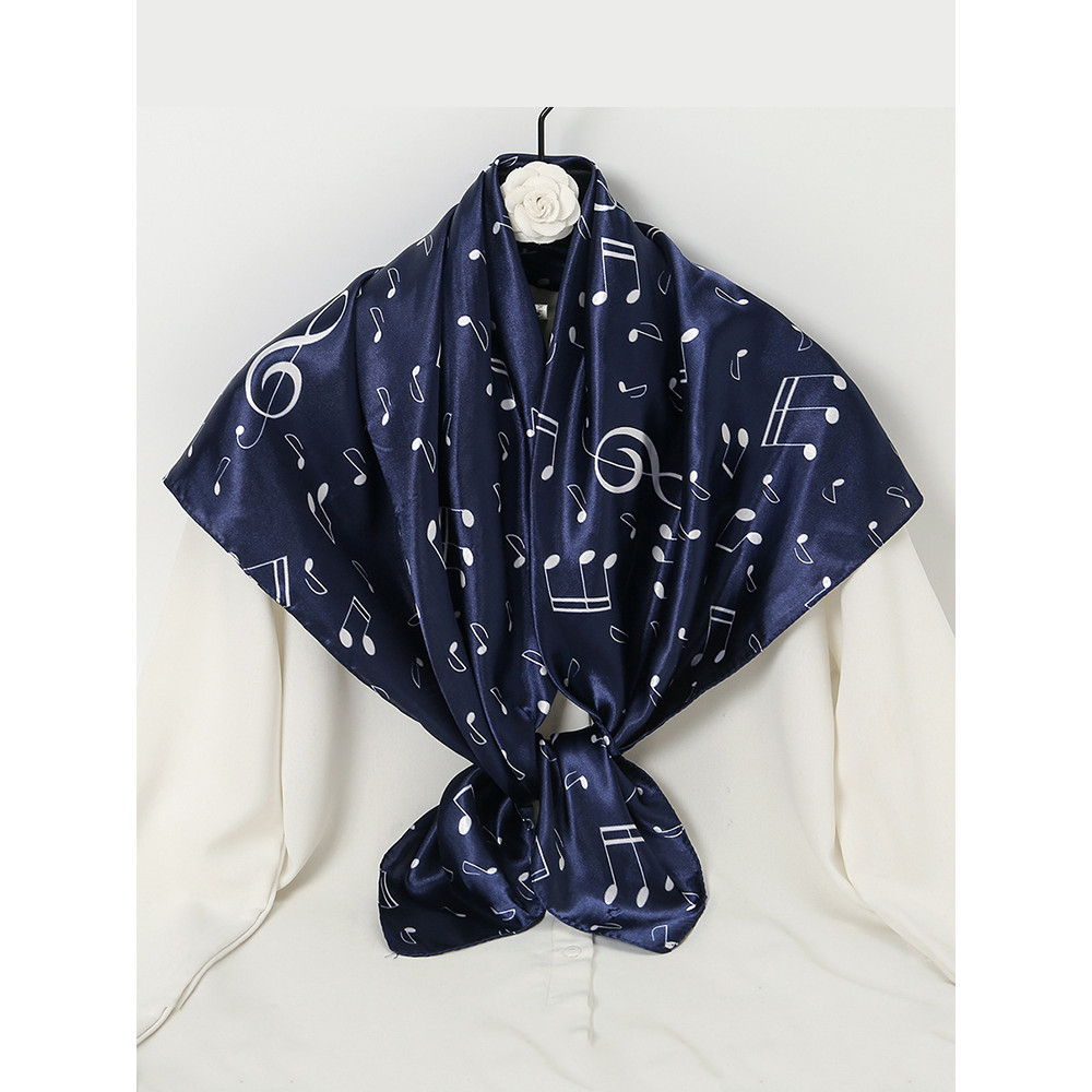 Popular Musical Notes Graphic Square Towel