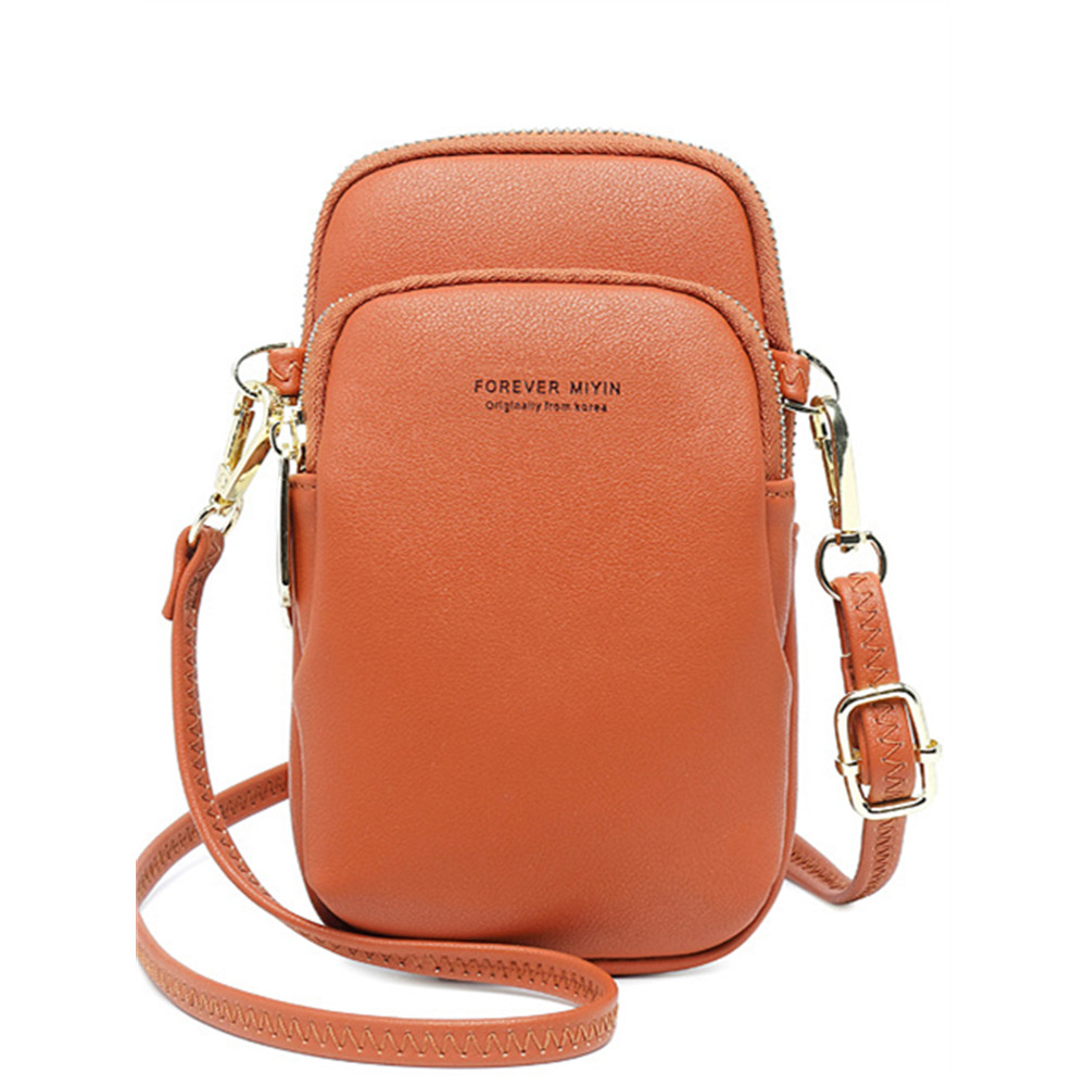 Portable Durable Leather Mini Crossbody Bag