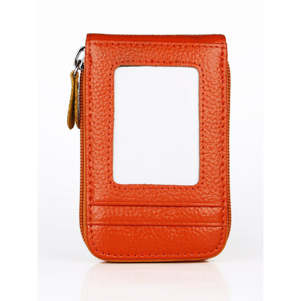 RFID Anti Theft Blocking Leather Card Holder