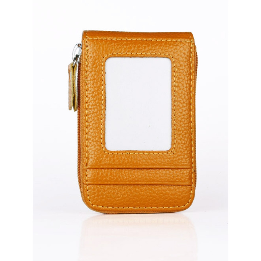 RFID Anti Theft Blocking Leather Card Holder