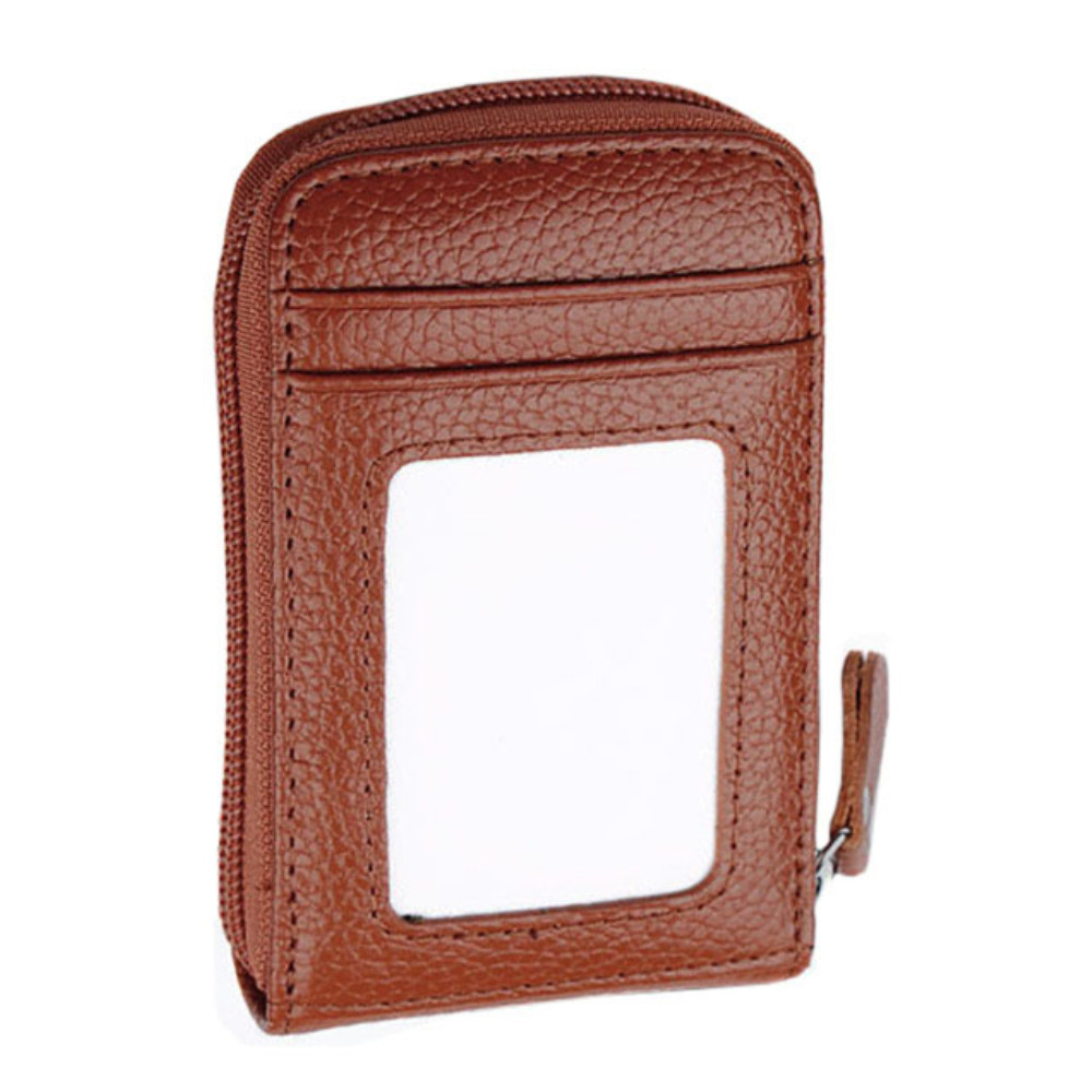 RFID Anti Theft Blocking Leather Card Holder