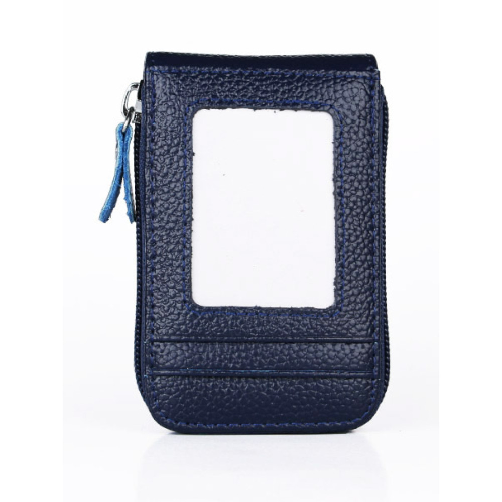 RFID Anti Theft Blocking Leather Card Holder