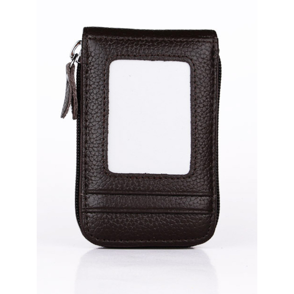 RFID Anti Theft Blocking Leather Card Holder