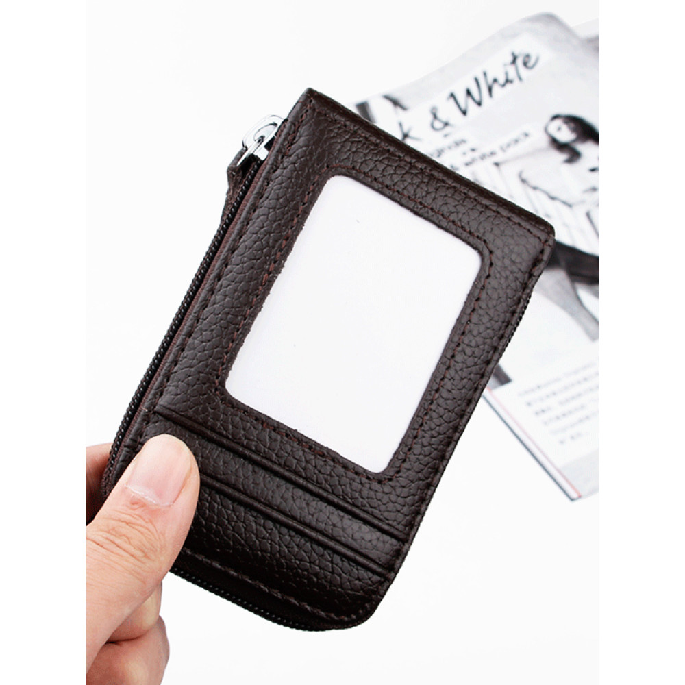 RFID Anti Theft Blocking Leather Card Holder