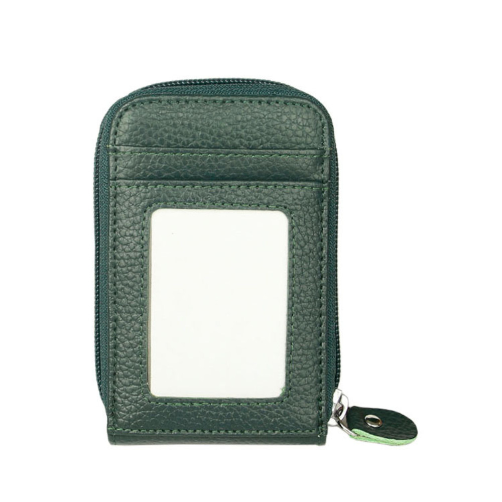 RFID Anti Theft Blocking Leather Card Holder
