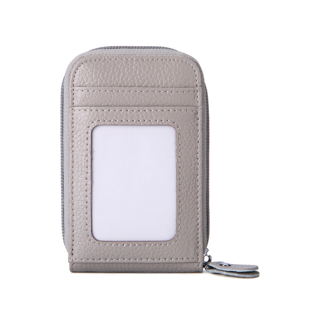 RFID Anti Theft Blocking Leather Card Holder