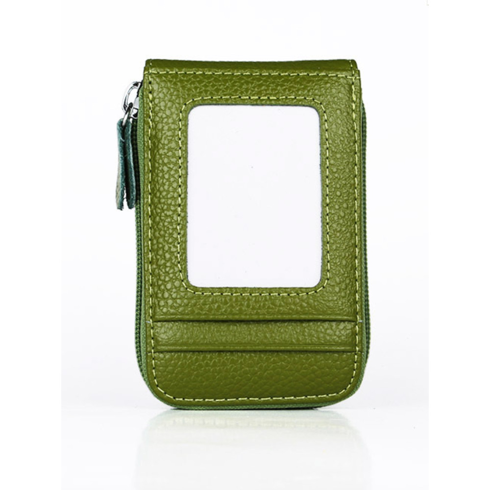 RFID Anti Theft Blocking Leather Card Holder