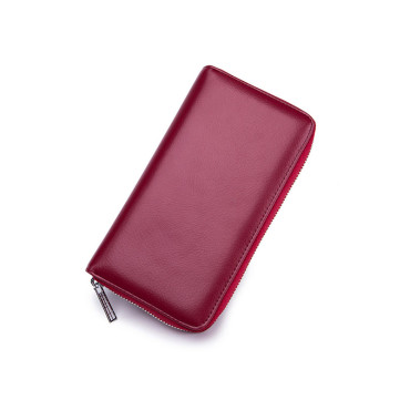 RFID Genuine Leather Card Wallet