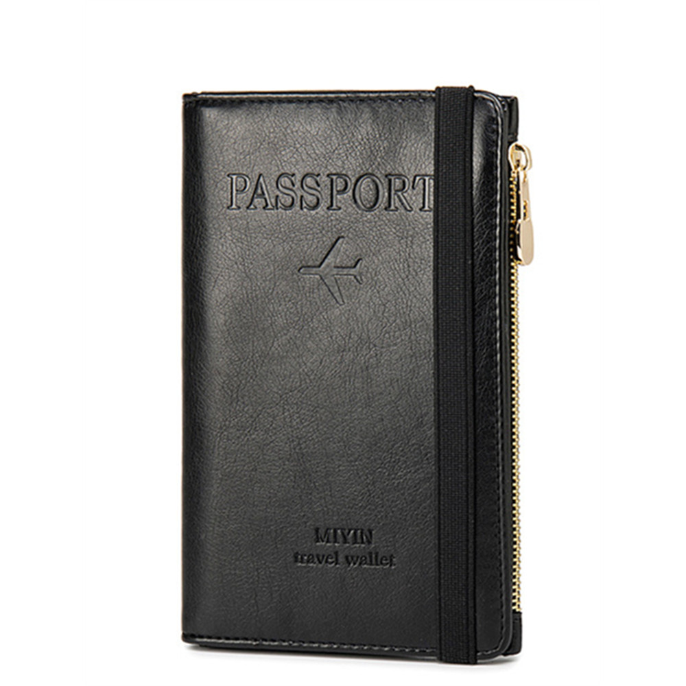 RFID/NFC Protection Leather Utility Passport Purse