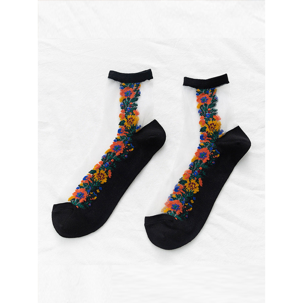 Retro Little Floral Stockings