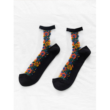 Retro Little Floral Stockings